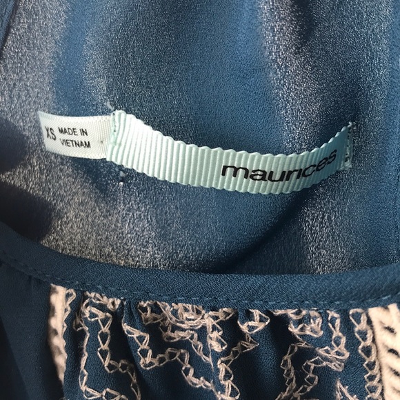 Maurices blue tank top - Picture 3 of 4